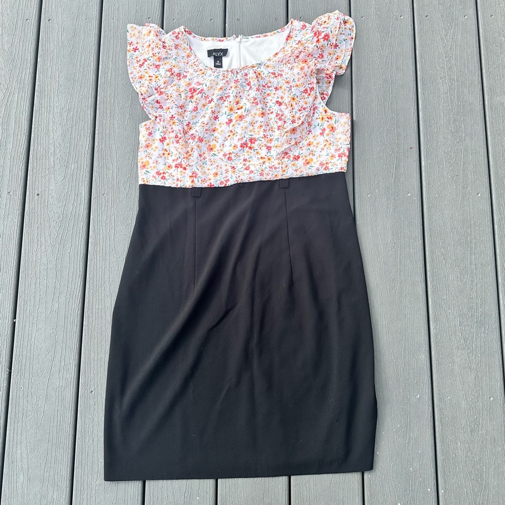 Alyx Floral Print short‎ sleeve Officecore Dress